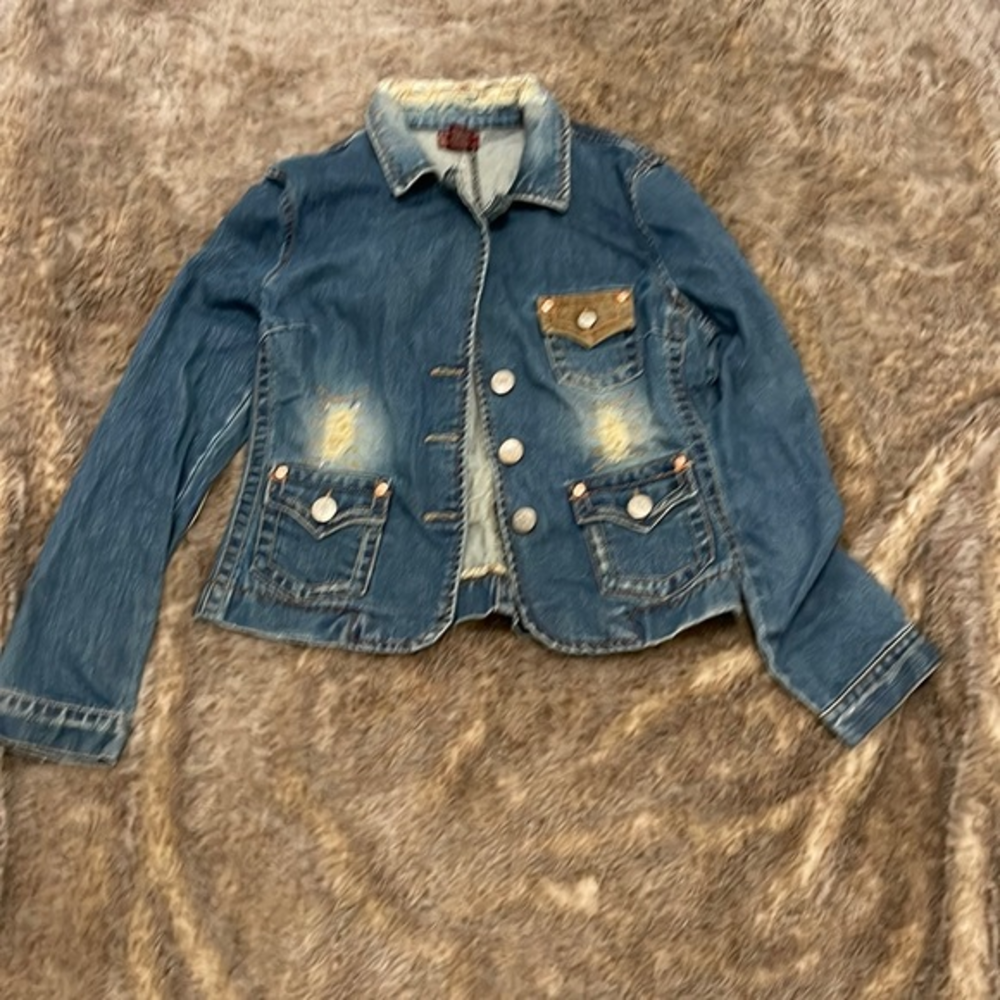 Wax jean jacket‎